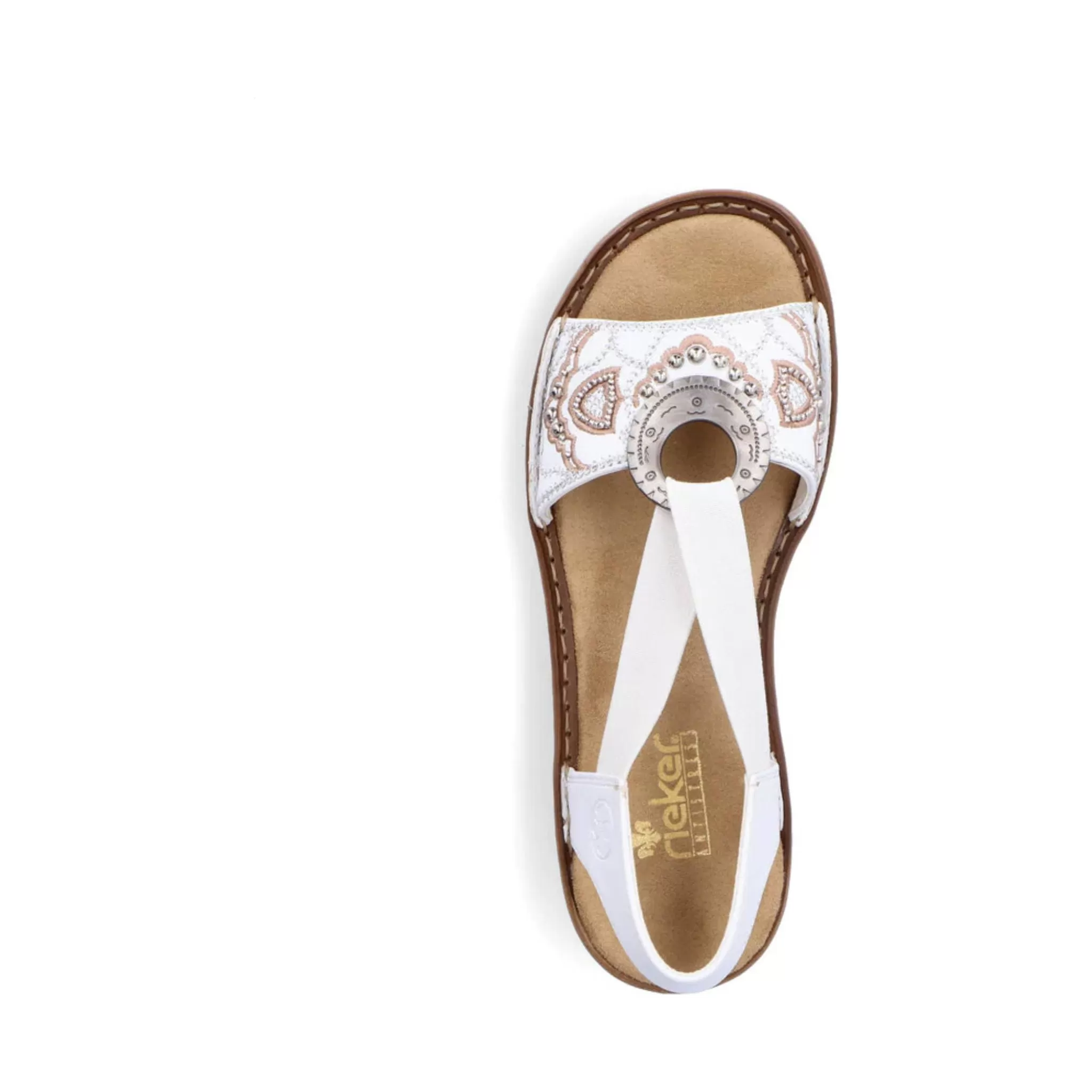 Rieker Women's Regina Sandal - White