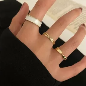 Rings For Women 3PCS Fashion Rings  S3181691