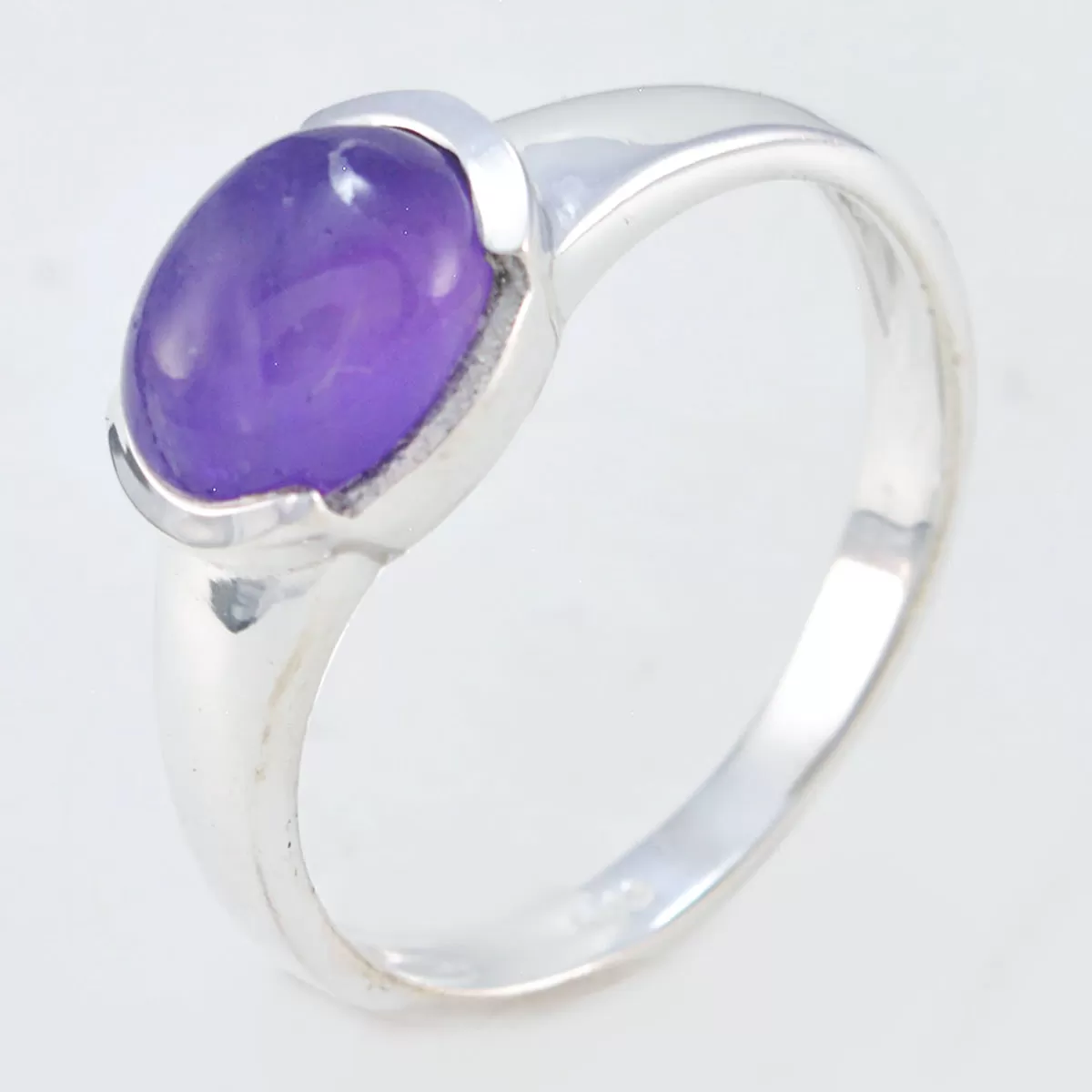 Riyo Delicate Stone Amethyst 925 Sterling Silver Ring Avery Jewelry