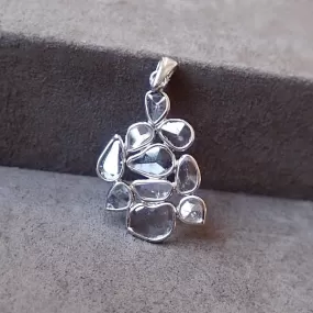 Rose Cut Diamond Pendant