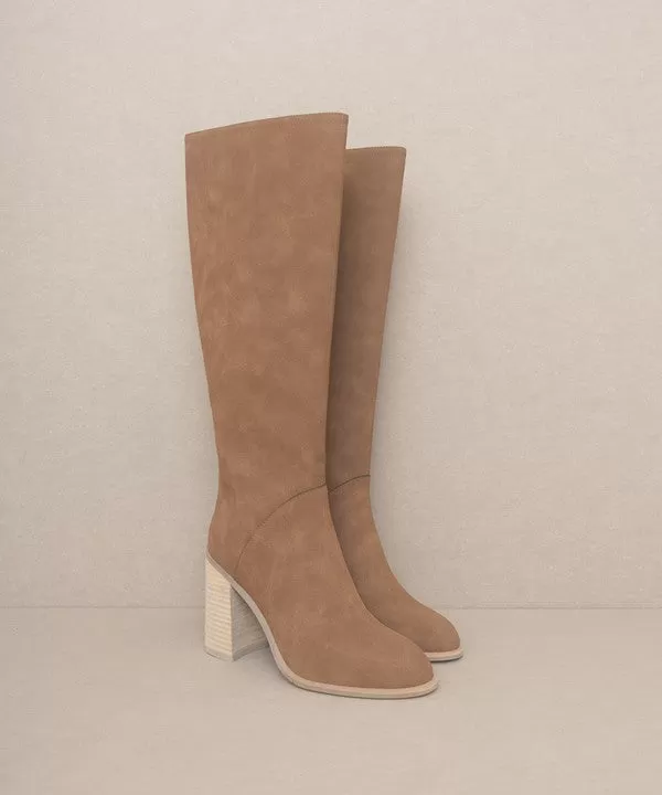 Shiloh - Knee High Block Heel Boots