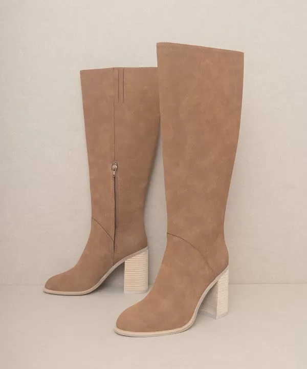 Shiloh - Knee High Block Heel Boots