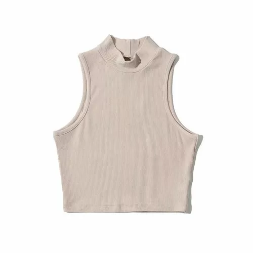 Slim Elastic Women Knitted Tank Top