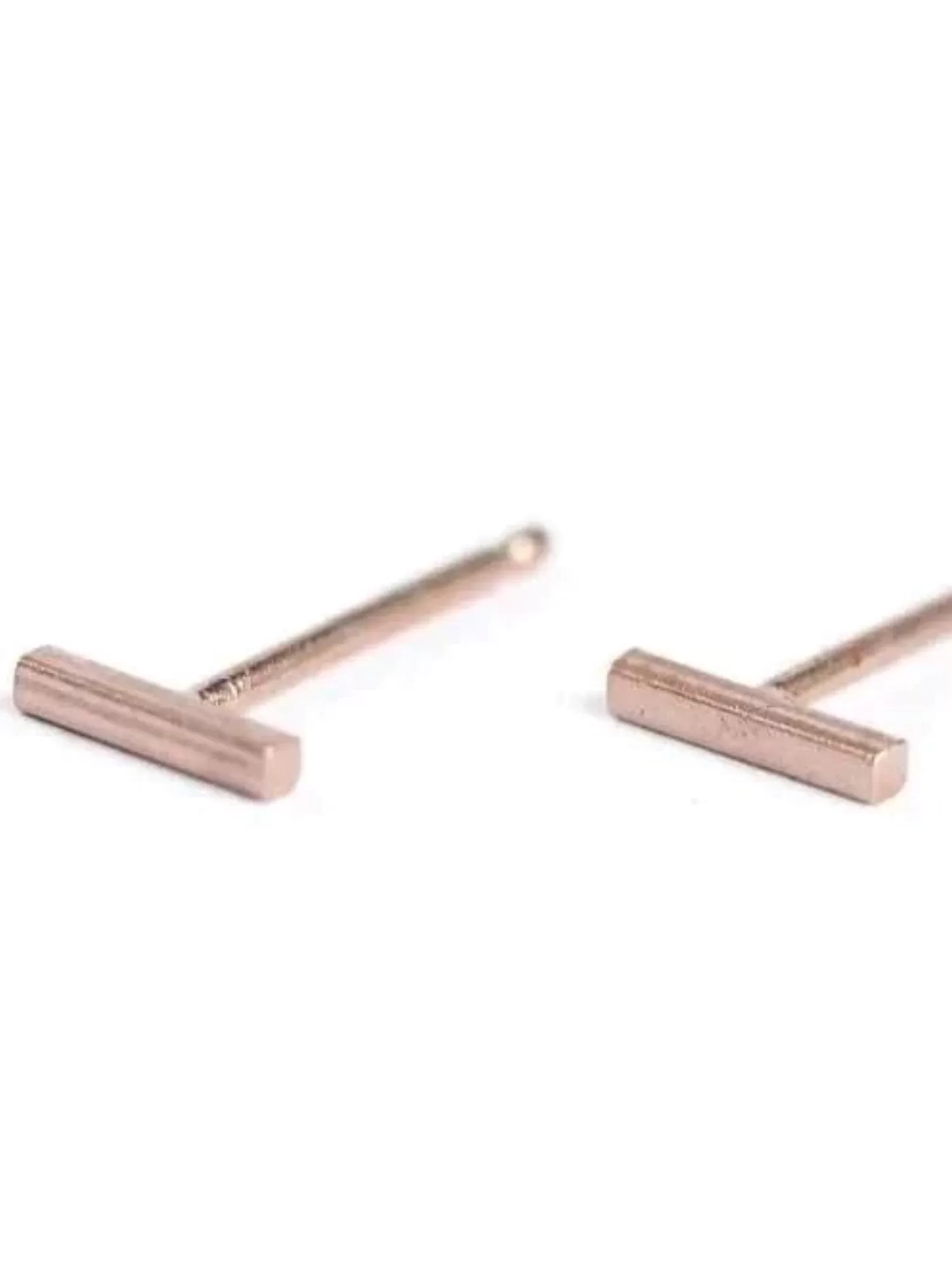 Small Bar Stud Earrings