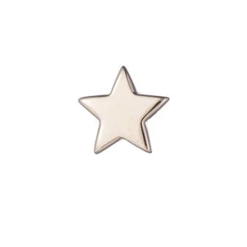 Solid Gold Mini Star SINGLE Stud Earring, 14k