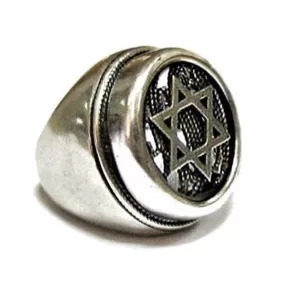 Star of David Sterling Silver Ring | silver ring for man  vintage ring