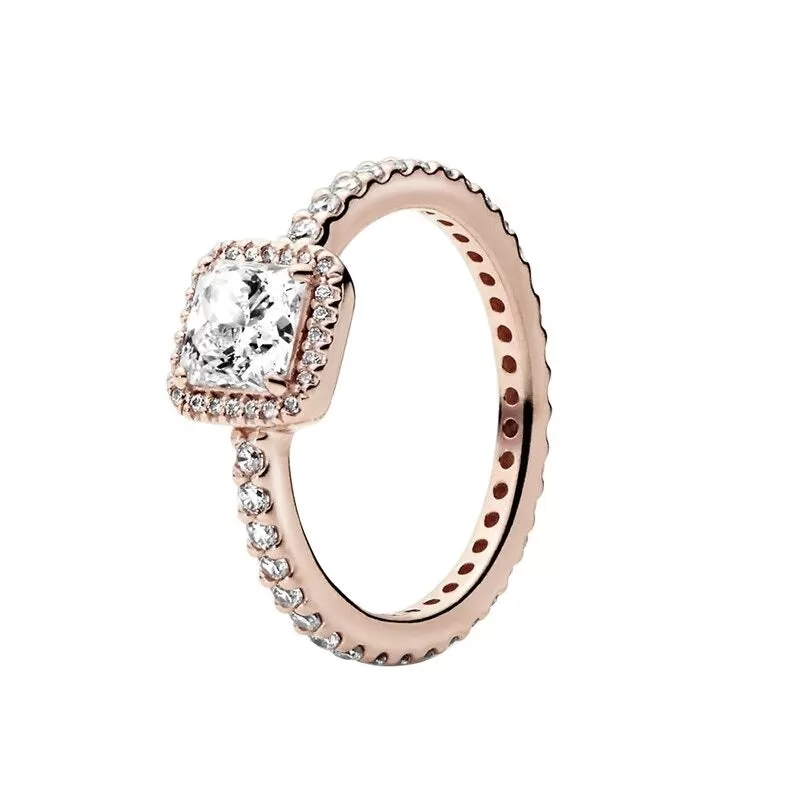 Sterling Silver Zircon Shiny Stylish Ring For Women