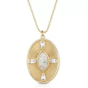 Sunray Necklace- Mother of Pearl