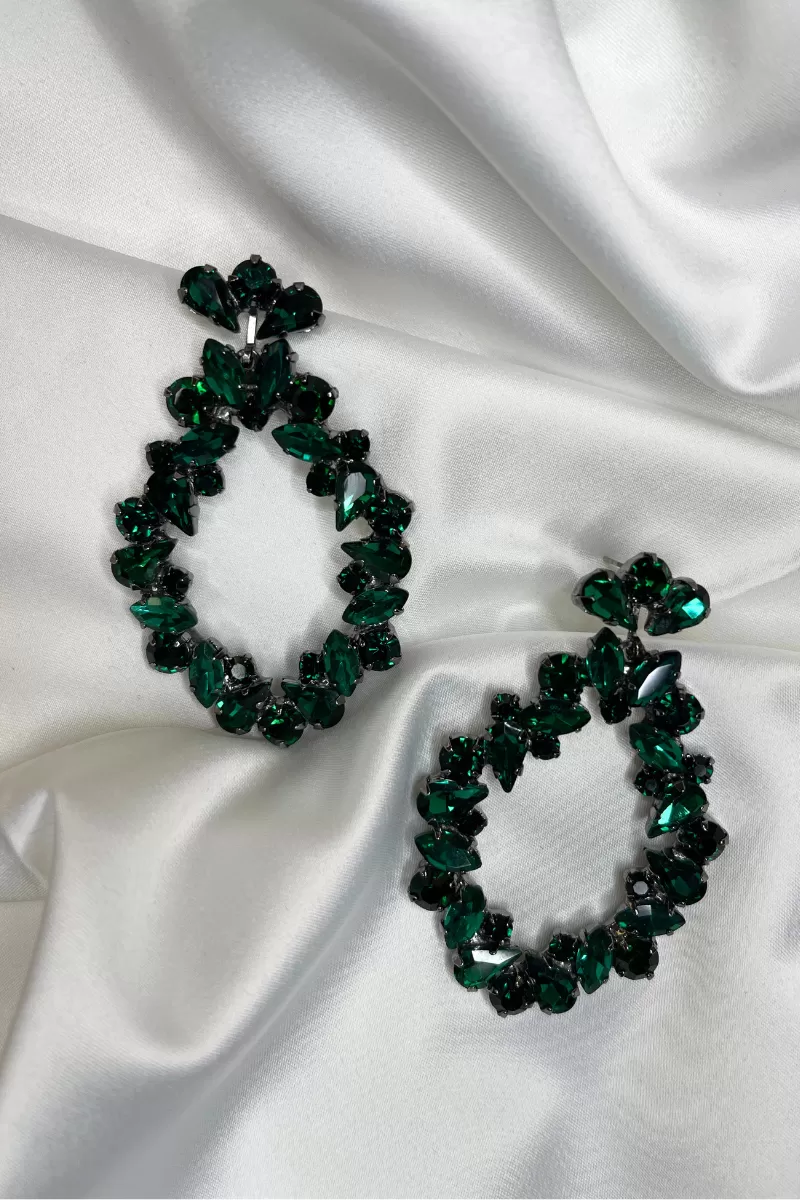 Sylvie Emerald Tango Earrings