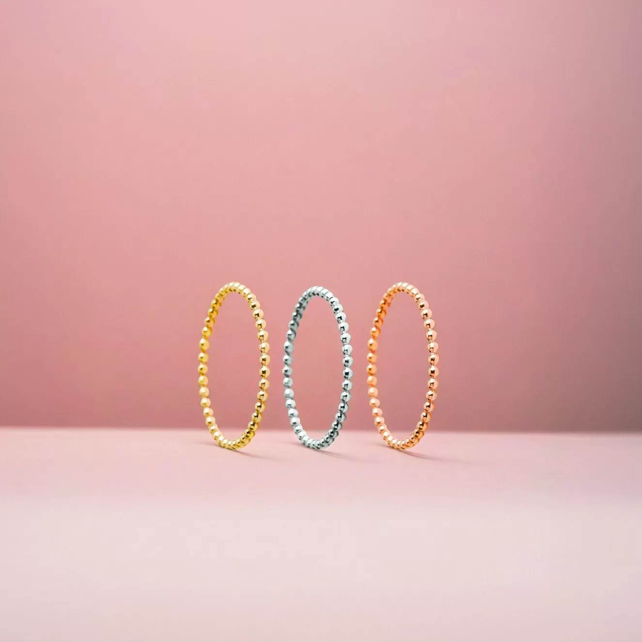 Trio of Dot Stacking Rings