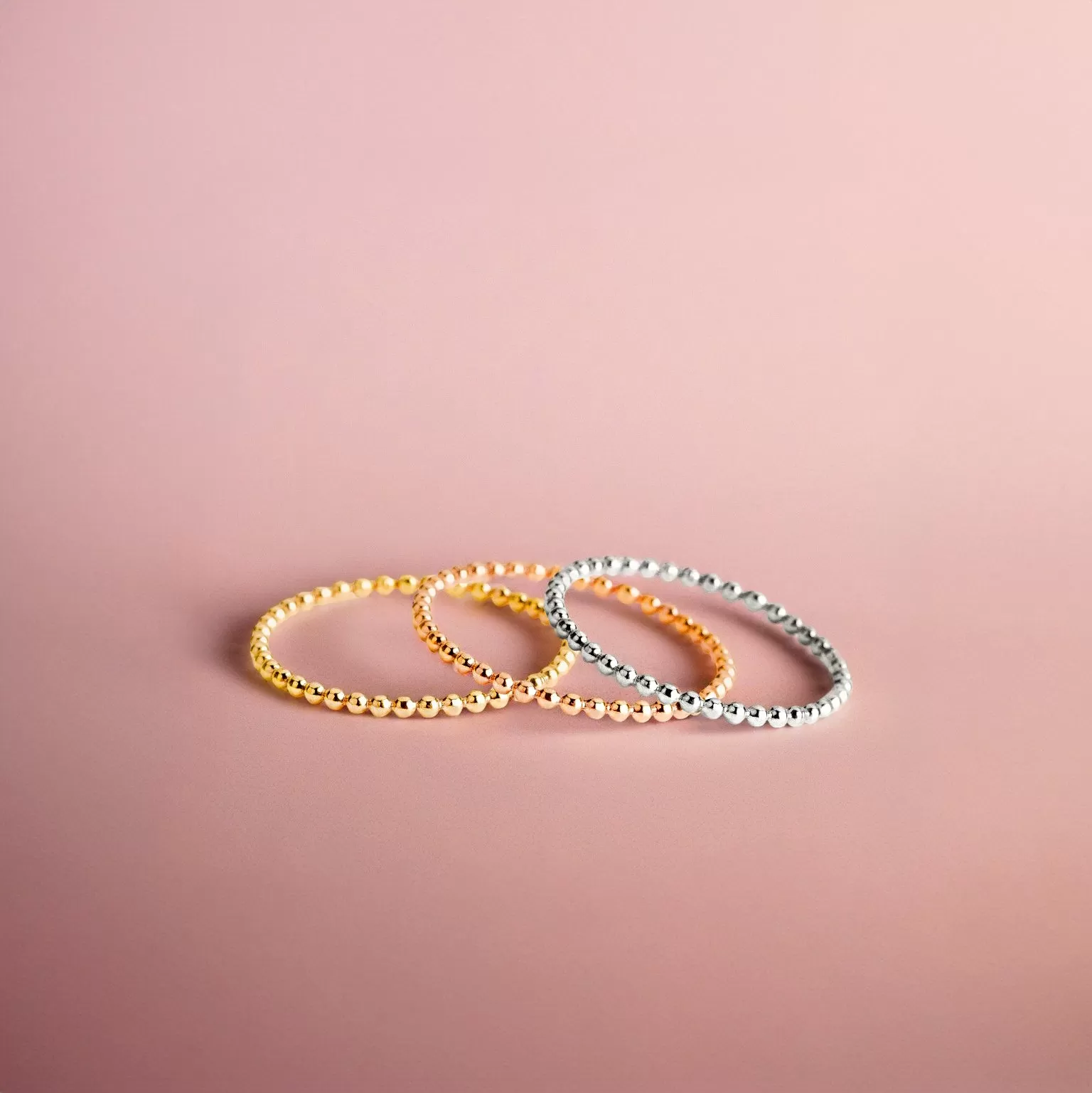 Trio of Dot Stacking Rings