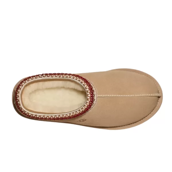 UGG Women's Tasman Slipper Sand/Dark Cherry