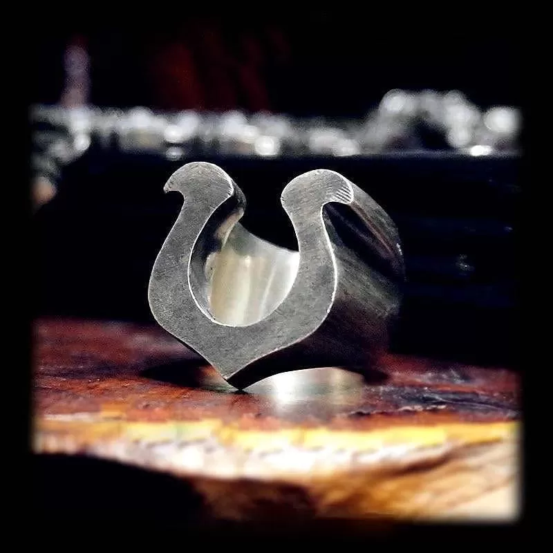 Viking Horseshoe Ring