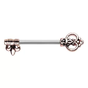 WILDKLASS Antique Key Nipple Barbell Ring