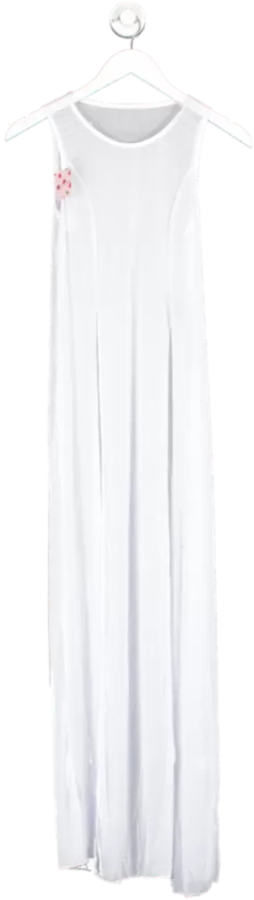 Wolfe Bay White Mesh Split Dress UK S