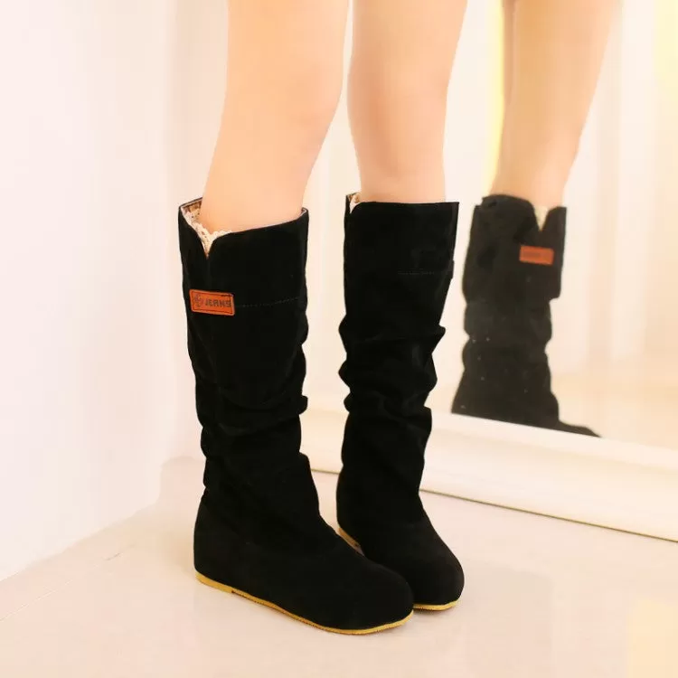 Women's Flock Inside Heighten Mid Calf Boots