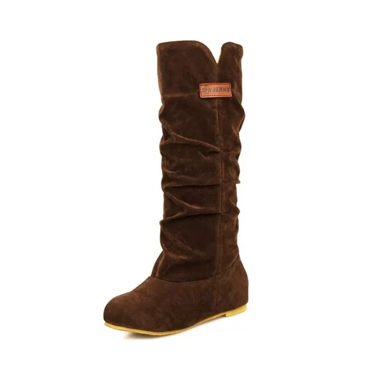 Women's Flock Inside Heighten Mid Calf Boots